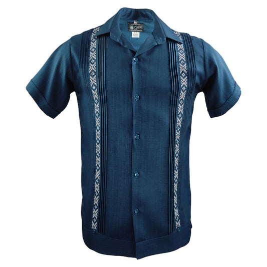 Yucatecan Guayabera Short Sleeve, Silk Linen Guayabera, D'yuvas